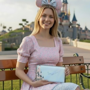 Disneyland Paris Castle Peter Pan PU Leather Wallet