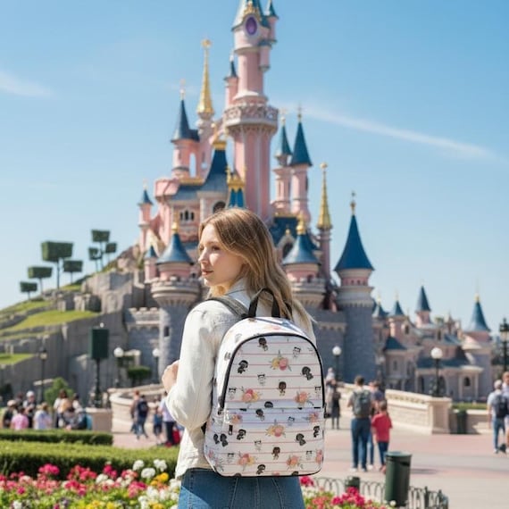 Star Wars Floral Stripe Stormtrooper Darth Vader Backpack | Character Pattern