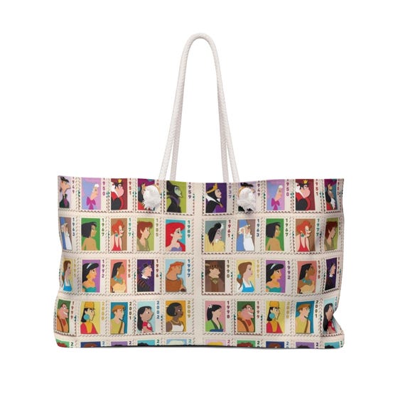 Weekender Bag, Disney Inspired Day Bag, Cute Travel Tote, Disneyland Vacation Carryall, Mickey Mouse Purse, Minnie Mouse Overnight Bag