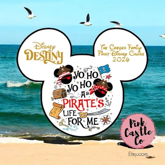 Magnetic cruise door decoration stateroom Disney cruise line Mickey Minnie cruise ship thick quality waterproof personalised large 20x15cm
