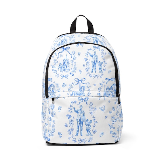 Disney Inspired Park Backpack - Fun Whimsy Fantasy Unisex Fabric Bag, School Bookbag, Travel Daypack, Kids Gift, School Supplies