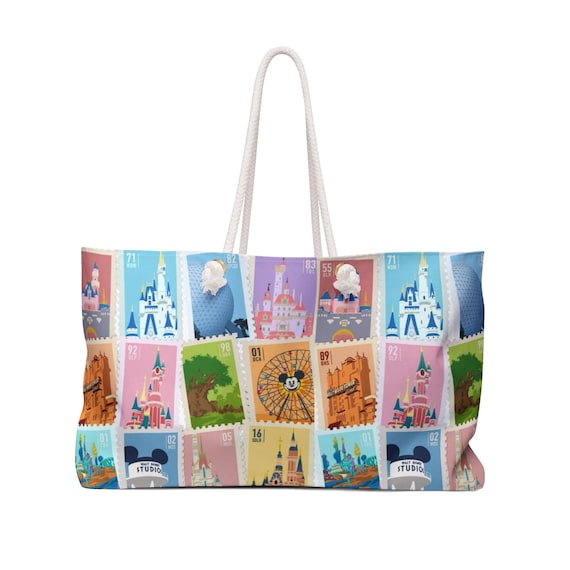 Weekender Bag, Disney Inspired Day Bag, Cute Travel Tote, Disneyland Vacation Carryall, Mickey Mouse Purse, Minnie Mouse Overnight Bag