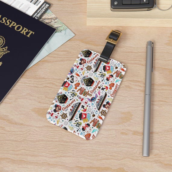 Luggage Tag, Disney Cruise Line Inspired, Bag Tag, Travel Accessory, Suitcase Identifier, Vacation Essential, Gift for Traveler