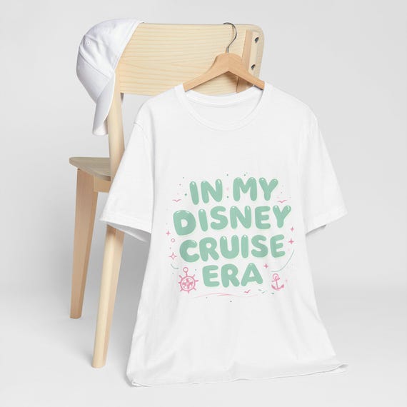Disney Cruise Vacation Tee, Unisex Jersey Short Sleeve Tshirt, Family Matching Outfit, Summer Top, In My Disney Cruise Era Shirt
