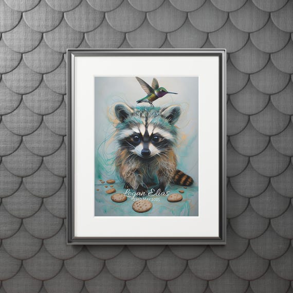 Fine Art Prints Disney Pocahontas Inspired Meeko and Flit Nursery Wall Art Kids Room Décor Office Art Home Décor New Baby Gift personalised