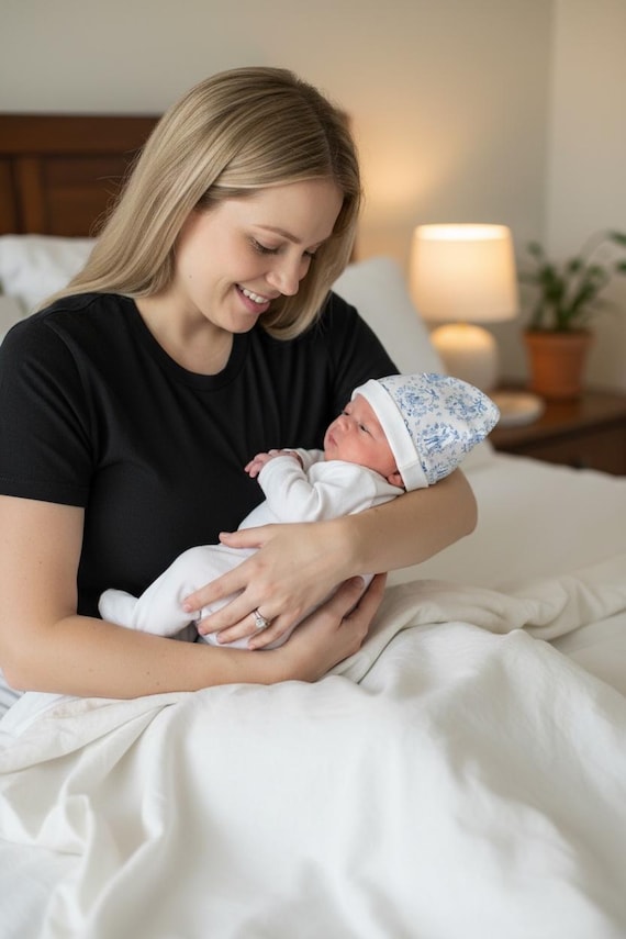 Disney Baby Beanie Mickey Newborn Hat, Vintage Disney World Baby Hat, Cute Infant Beanie, Baby Shower Gift, Hospital Hat