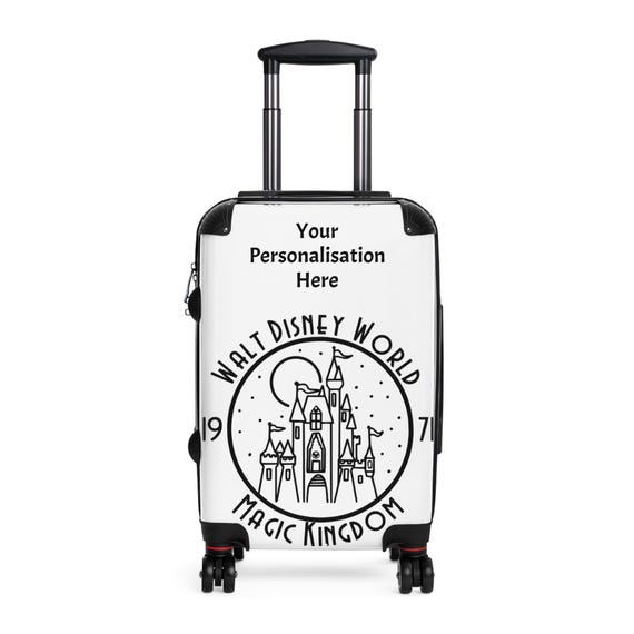 Suitcase Disneyland Disney World Park Castle Inspired Fun Custom Unique Gift Vacation Apparel, Family Matching