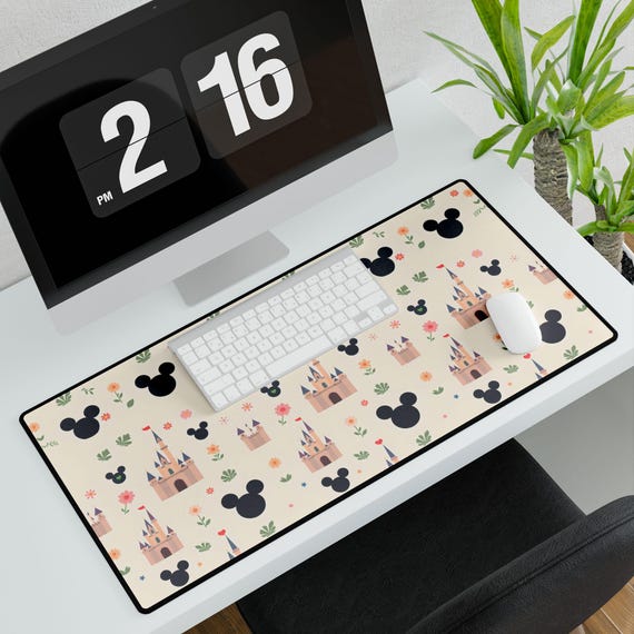 Castle Mouse Desk Mat | Whimsical Pattern Mousepad