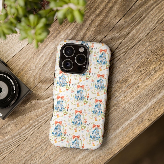 Castle Phone Case, Impact-Resistant Disney-Inspired Holiday Season Protector, Whimsical Design, Magical Gift, Unique Accessory