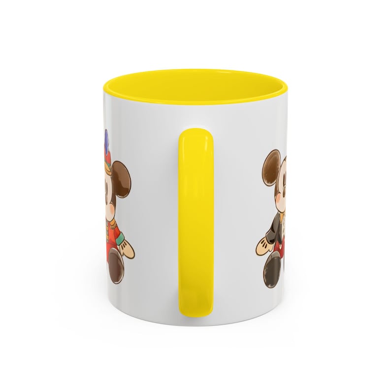 Taza de café con detalles de Mickey Mouse a través de los tiempos / Opción de nombre personalizado imagen 20