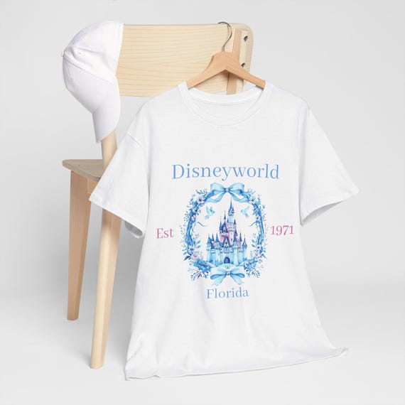 Disneyworld Est 1971 Unisex Heavy Cotton Tee, Magical Vacation Shirt, Disney Fan Gift, Florida T-Shirt, Family Trip Apparel