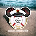 Magnetic cruise door decoration Family name 13x11cm stateroom Disney cruise line Minnie Ship personalised premium waterproof thick