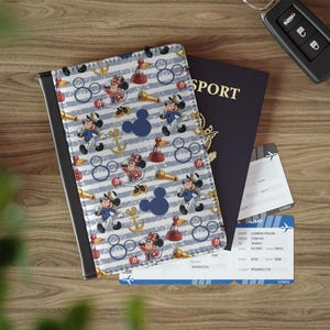 Passport Cover, Disney Cruise Line Inspired, Travel Organizer, Cute Passport Holder, Vacation Accessory