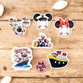 Magnetic cruise door decoration 6 magnets set 7x8cm each stateroom Disney cruise line Mickey Minnie cruise ship thick quality waterproof