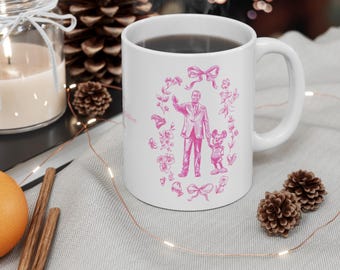 Taza de café personalizada de Disney, taza de té de cerámica de Walt y Mickey Mouse