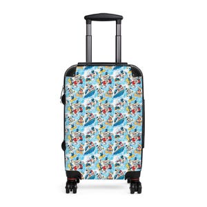 Travel Suitcase, Disney Cruise Line Nautical Inspired Luggage, Vacation Essential, Travel Gift, Suitcase