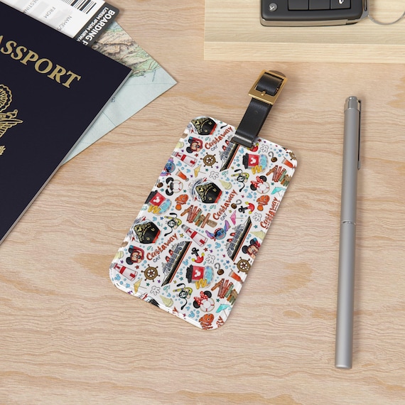 Luggage Tag, Disney Cruise Line Inspired, Bag Tag, Travel Accessory, Suitcase Identifier, Vacation Essential, Gift for Traveler