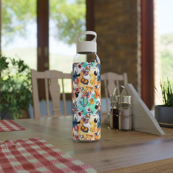 Water Bottle, Disney Cruise Line Inspired Cute Design Art All the Gang Fun, Hydro Flask, Tumbler, Vacation