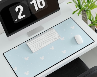 Whimsical Mickey Mouse Disney Inspired Desk Mat,Cute Mouse Pad for Office,Fun Computer Accessory,Unique Work From Home Gift Personalised