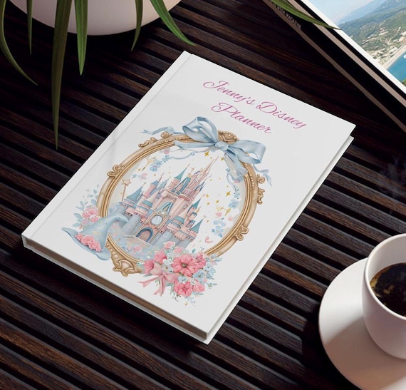 Disney Themed Planner Journal - Magical Gift, Travel Organizer, Vacation Planner, Scrapbook, Event Preparation