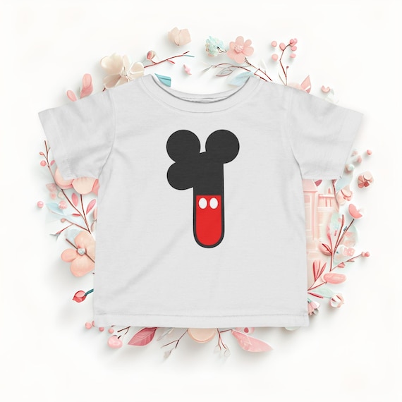 Mickey Birthday Infant Tee - Kids Party Wear, Baby Toddler Gift, Birthday Outfit, Baby Clothes,Disney Baby Shirt, first birthday photo shoot