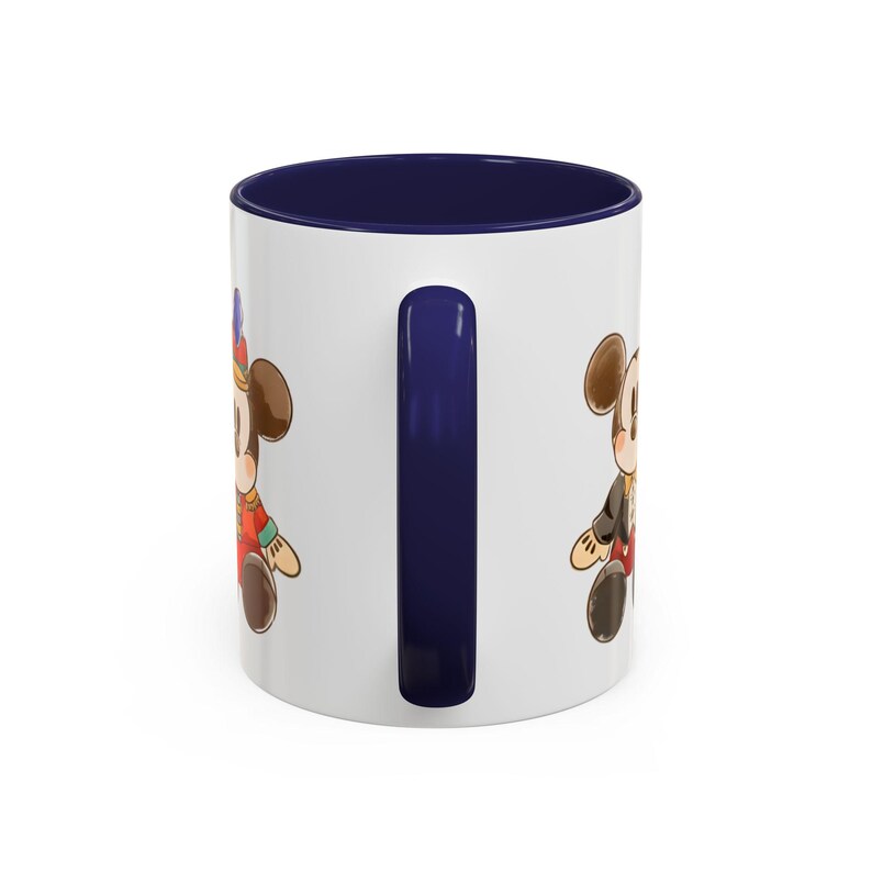 Taza de café con detalles de Mickey Mouse a través de los tiempos / Opción de nombre personalizado imagen 16