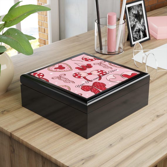 Jewelry Box, Minnie Disney Inspired Storage Organizer, Cute Gift for Disney Fans, Decorative Trinket Chest, Girl's Room Decor, Jewelry