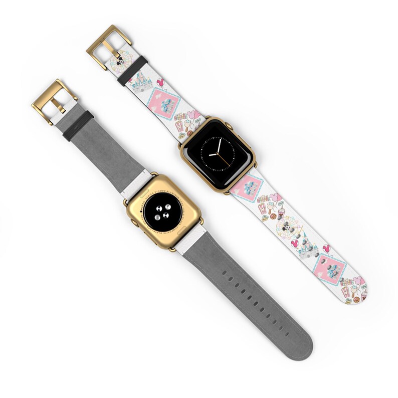 Disney Castle Pastel Pattern Watch Band | Disney Parks Inspired - Etsy