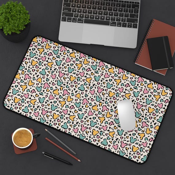 Desk Mat - Vibrant Animal Kingdom Mickey Mouse Pad for Office, Mouse Pad, Desk Accessories, Desk Decor, Desk Organizer, Office Supplies