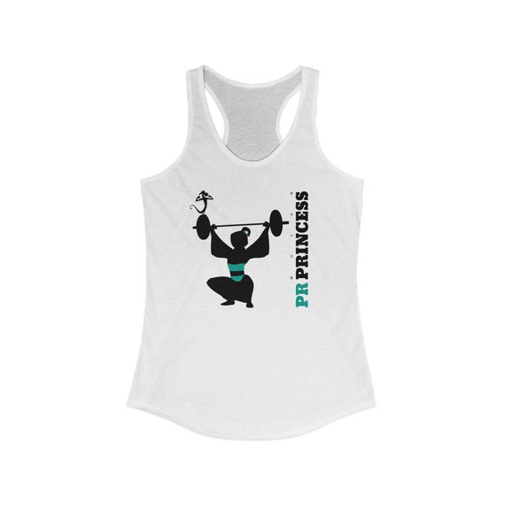 Disney Princess Mulan Women's Ideal Racerback Tank Top, Fun Weightlifting Gym Shirt, Workout Tee, Fitness Clothing, Mulan Fan Apparel