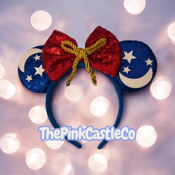 Character Disney ears headband magic kingdom park adult children Fantasia magical Mickey magician