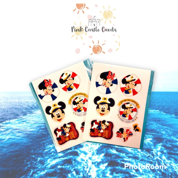 Cruise Mickey Minnie Laptop Sticker Disney Cruise line decal phone planner water bottle scrapbook souvenir Nautical