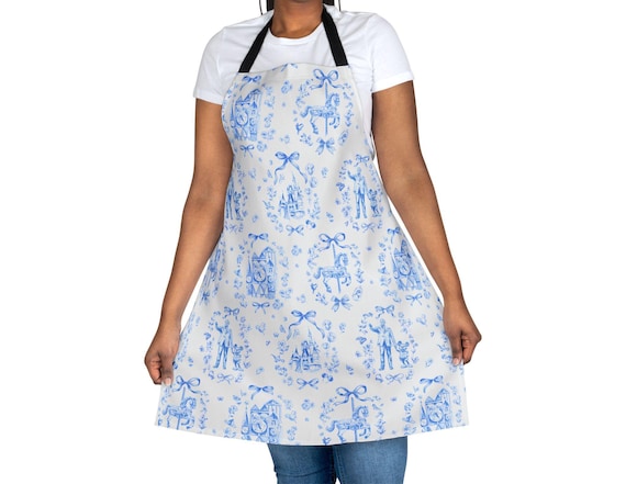 Blue Disney Parks Inspired Kitchen Scene Apron | All-Over Print