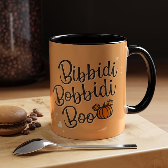 Disney Inspired Bibbidi Bobbidi Boo Accent Coffee Mug, Halloween Cozy Fun, 11oz Cup, Funny Gift Idea, Spooky Theme, Halloween Mug, Cute Mug,