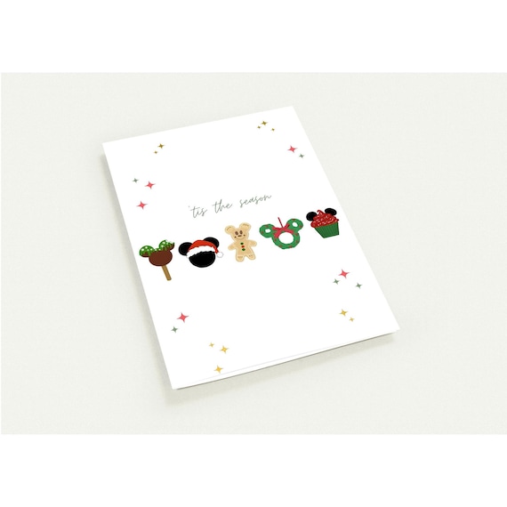 Disney-Inspired Christmas Cards: Holiday Greeting Cards - Gold Foil, Pack of 10