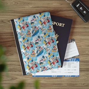 Passport Cover, Disney Cruise Line Inspired, Travel Organizer, Cute Passport Holder, Vacation Accessory