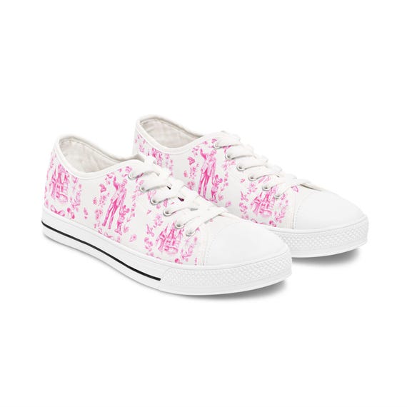 Disney Park Inspired Sneakers, Whimsical Women's Low Top Shoes
