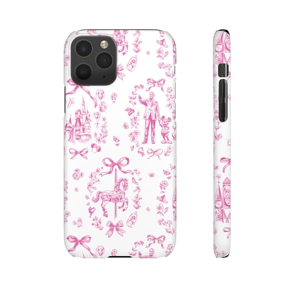 Charming Disney inspired Floral Snap Cases, Vintage Style Phone Cover, Ideal Gift for Her, Cute Accessory for Birthdays, Spring Celebrations