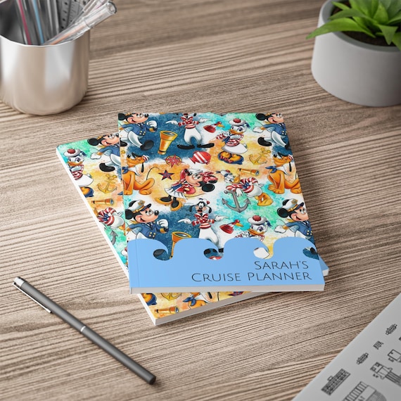 Disney Cruise Planning Notebook, Personalised A5 Softcover Journal, All the Gang Fun, Mickey Mouse, Minnie Mouse, Disney Vacation, Family