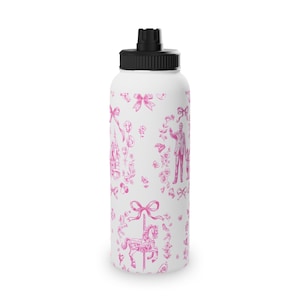 Water Bottle, Disney Park Fantasy Inspired, Stainless Steel Sports Lid, Drinkware, Theme park fan gift, Magical vacation accessory, Disney