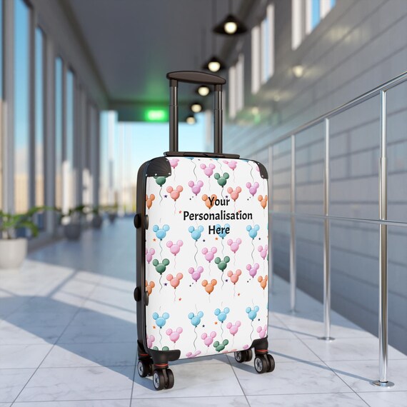 Suitcase Disneyland Disney World Park Balloon Inspired Fun Custom Unique Gift Vacation Apparel, Family Matching