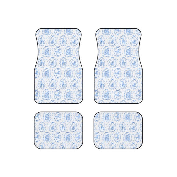 Disney World Toile Pattern Car Mats | Set of 4