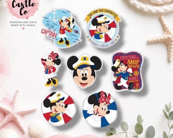 Disney dörrmagneter set med 7, personlig kryssningshyttdekor