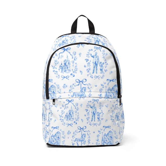 Disney Inspired Park Backpack - Fun Whimsy Fantasy Unisex Fabric Bag, School Bookbag, Travel Daypack, Kids Gift, School Supplies