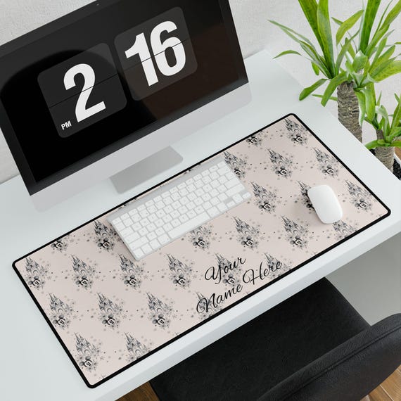 Disney Parks Inspired Desk Mats, Personalized Mouse Pads, Office Décor, Gift for Disney Adults, Home Office Accessories large size