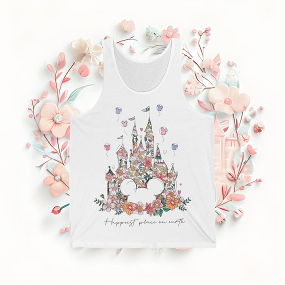 Disney Vacation Unisex Tank Top, Personalized Whimsical Trip Shirt, Celebration Cute Fun Tee, Holiday Family Matching Outfit, Summer