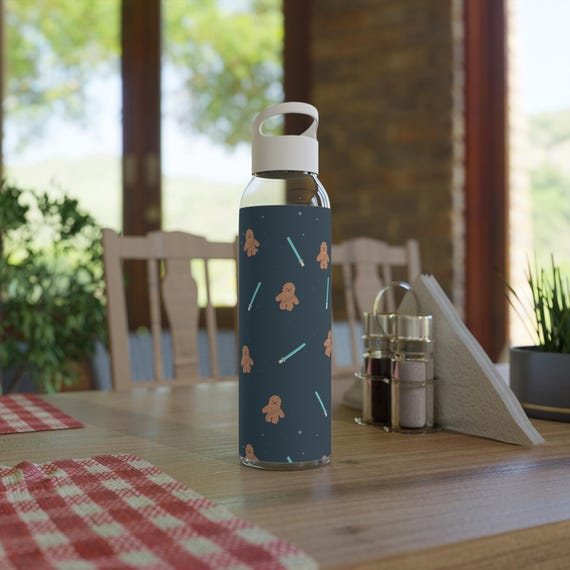 Water Bottle, Star Wars Chewbacca Wookie Lightsaber Inspired Drinkware, Cute H2O Flask for Sci-Fi Fans, Gift for Movie Enthusiasts,