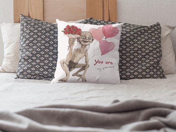 You Are My Precious Gollum Square Pillow | Valentines Anniversary
