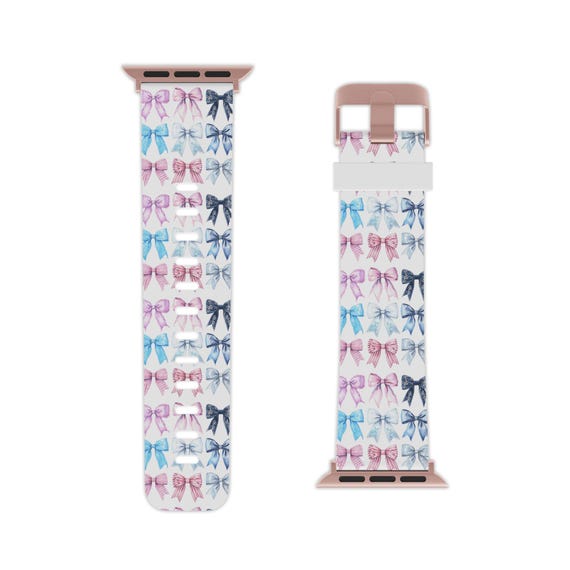Fantasy Apple Watch Band, Disney Princess Hair Bow inspired Adult Fantasy Watch Strap,Disney Bounding Park Accessory,Various Sizes Available