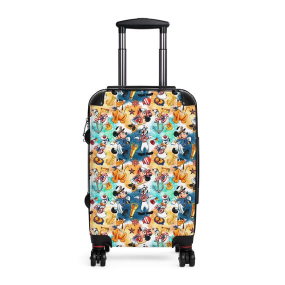 Suitcase, Disney Cruise Line Nautical Inspired Luggage, Vacation Essential, Travel Gift, Suitcase